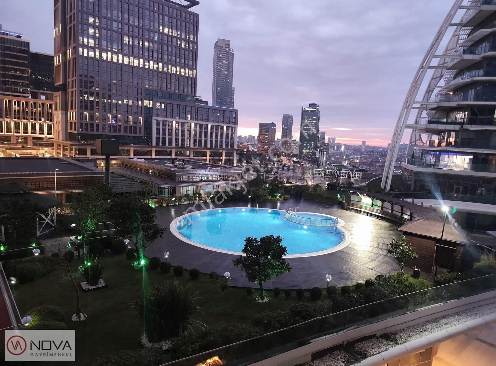 Nova'dan Finans Merkezi Sarphan Finans Park'ta Satılık Boş 1+0 - Görsel 1