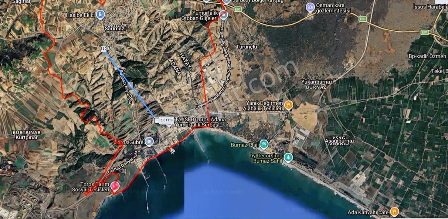 Adana/ceyhan/sarımazı Mah. Konut İmarlı Arsa - Görsel 5