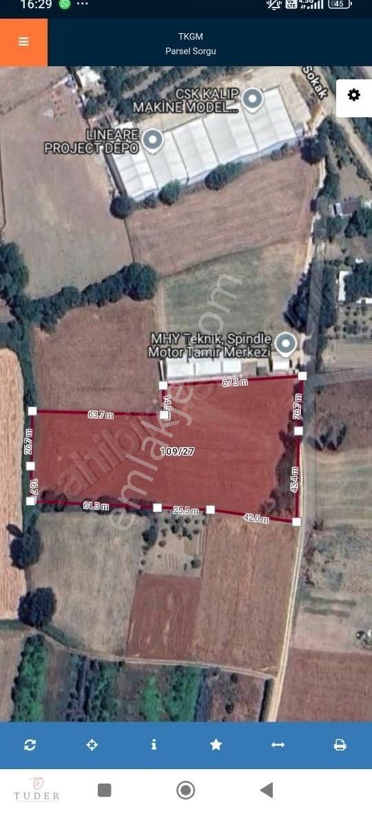 Nilüfer Yaylacıkta Yatırımın Adresinde 7 Dönüm Tarla - Görsel 11