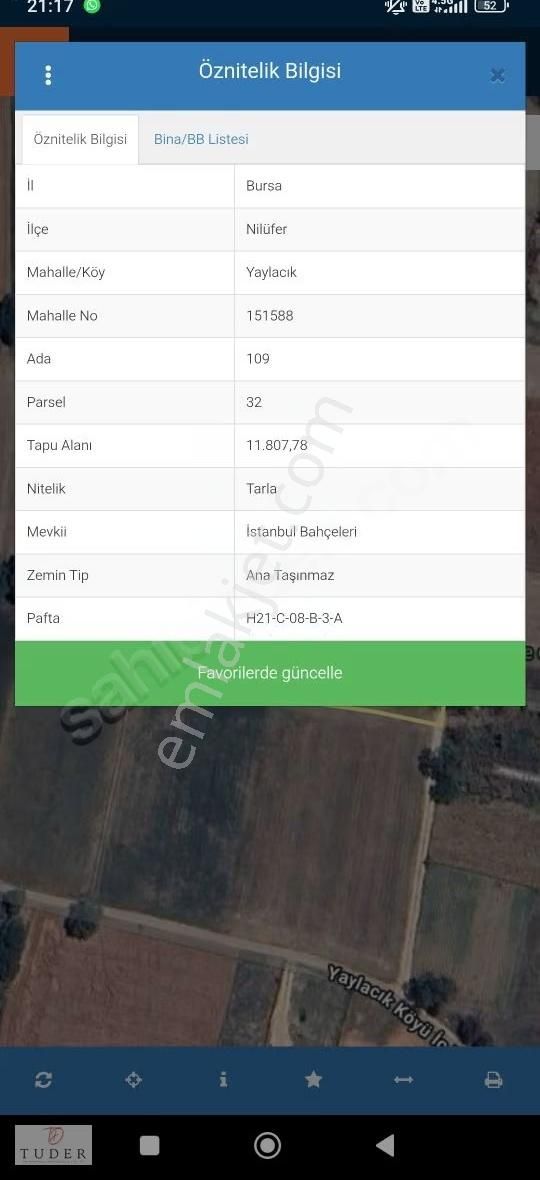 Nilüfer Yaylacık'ta 11.807m² Sanayi Komşusu Yatırımlık Arazi - Görsel 8