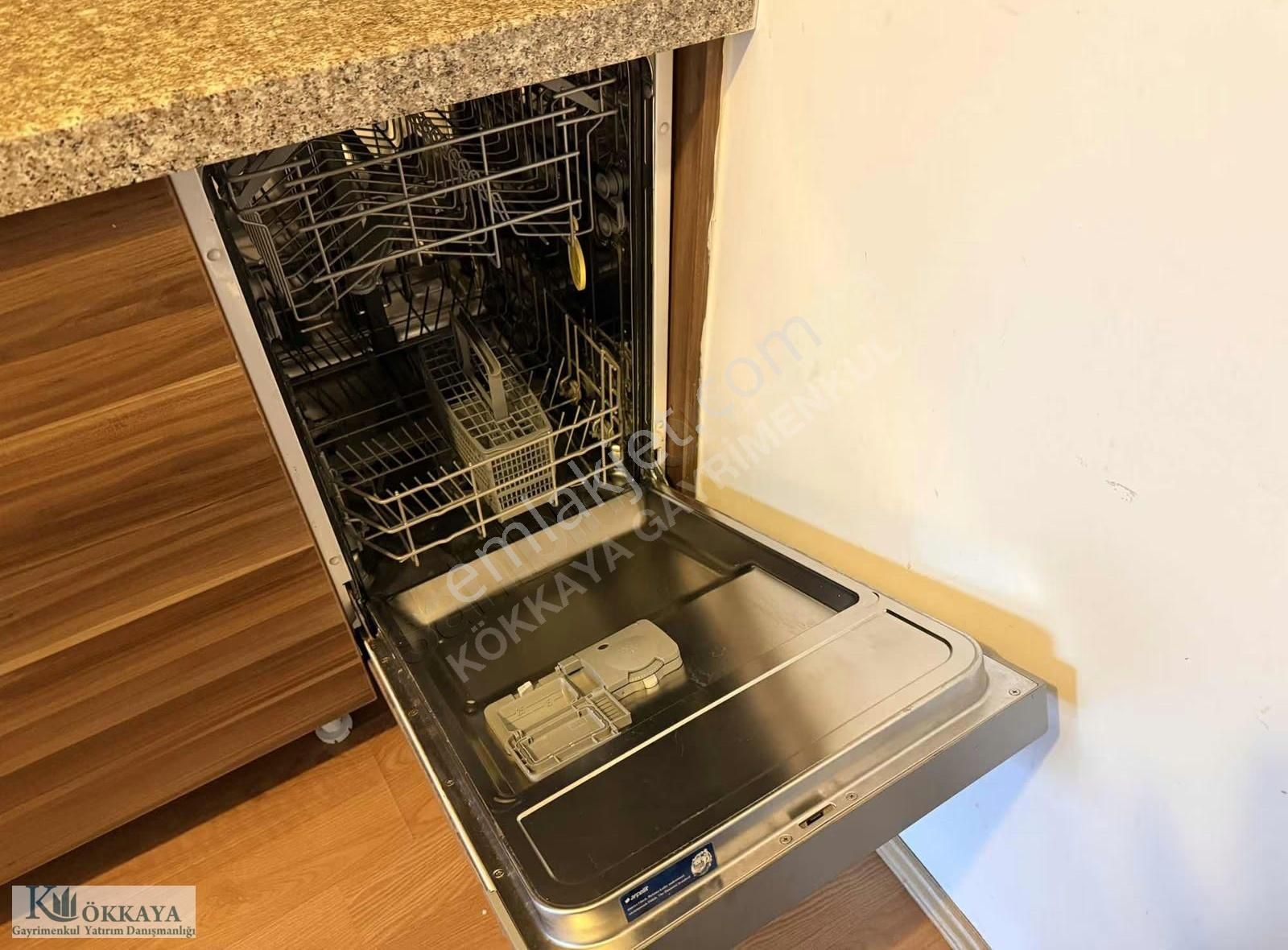 Kökkaya'dan Trioya Yakın Bulaşık Makineli 1+1 Kiralık Daire - Görsel 30