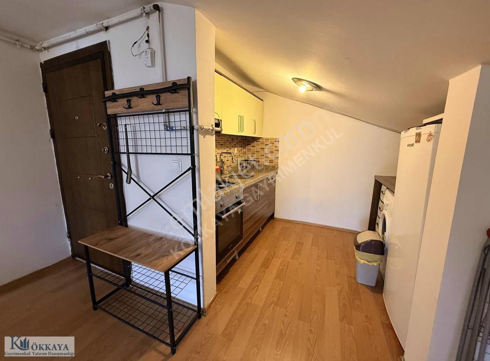 Kökkaya'dan Trioya Yakın Bulaşık Makineli 1+1 Kiralık Daire - Görsel 21