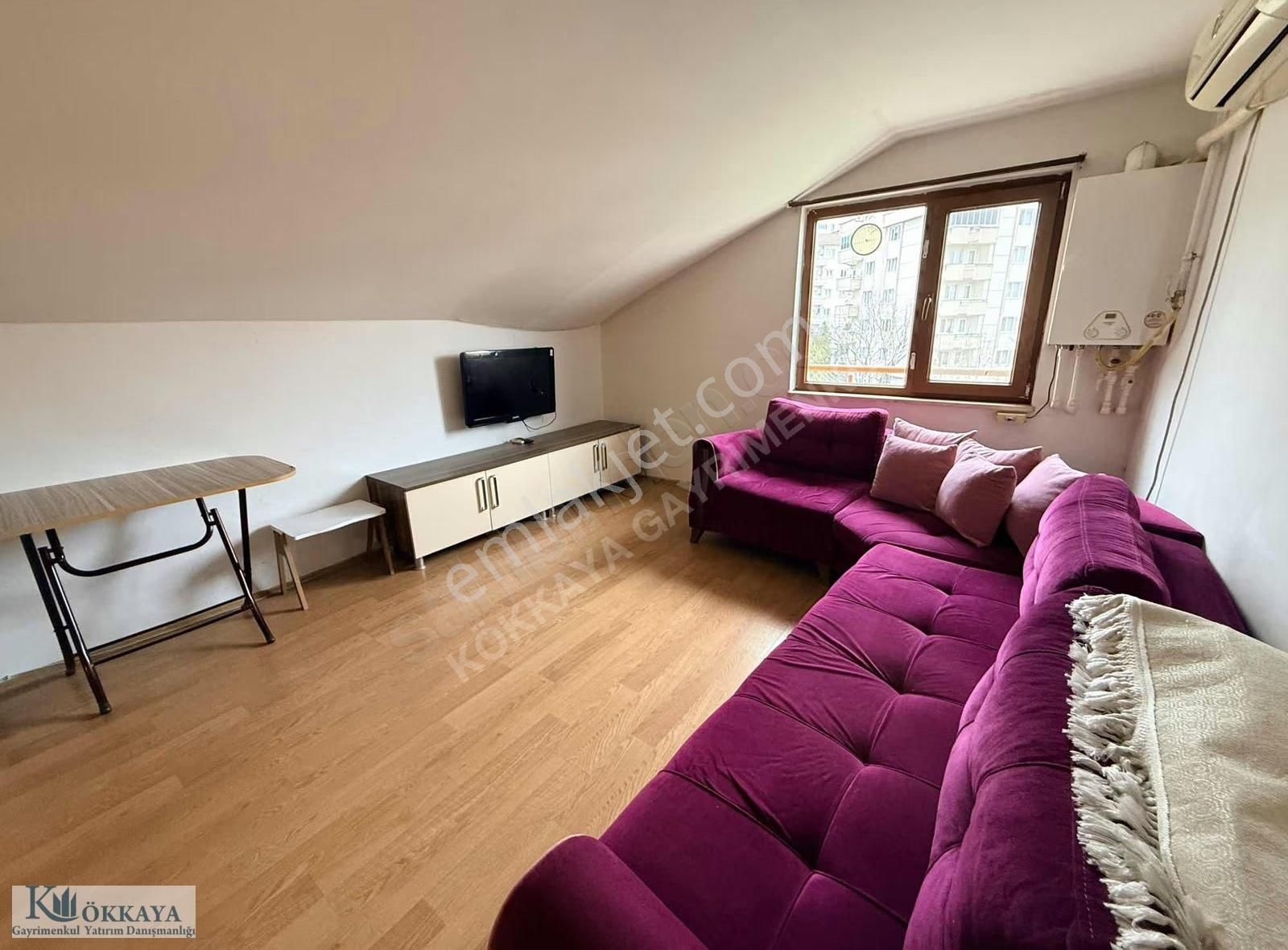 Kökkaya'dan Trioya Yakın Bulaşık Makineli 1+1 Kiralık Daire - Görsel 8
