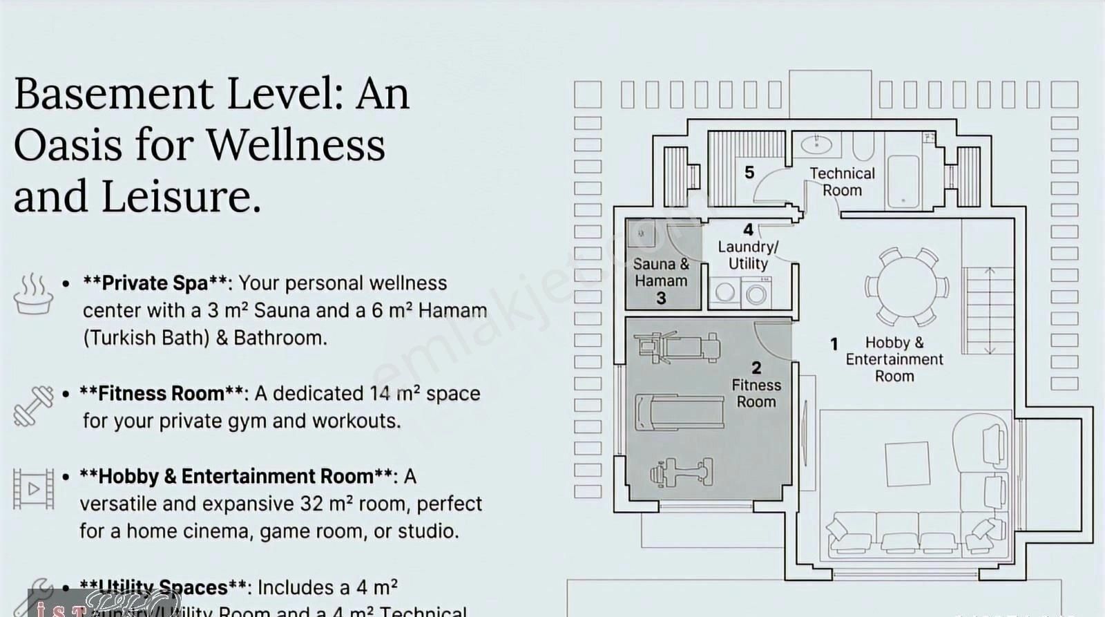 Kamiloba Müstakil, Franke Mutfaklı Ve Özel Havuzlu Akıllı Villa - Görsel 20