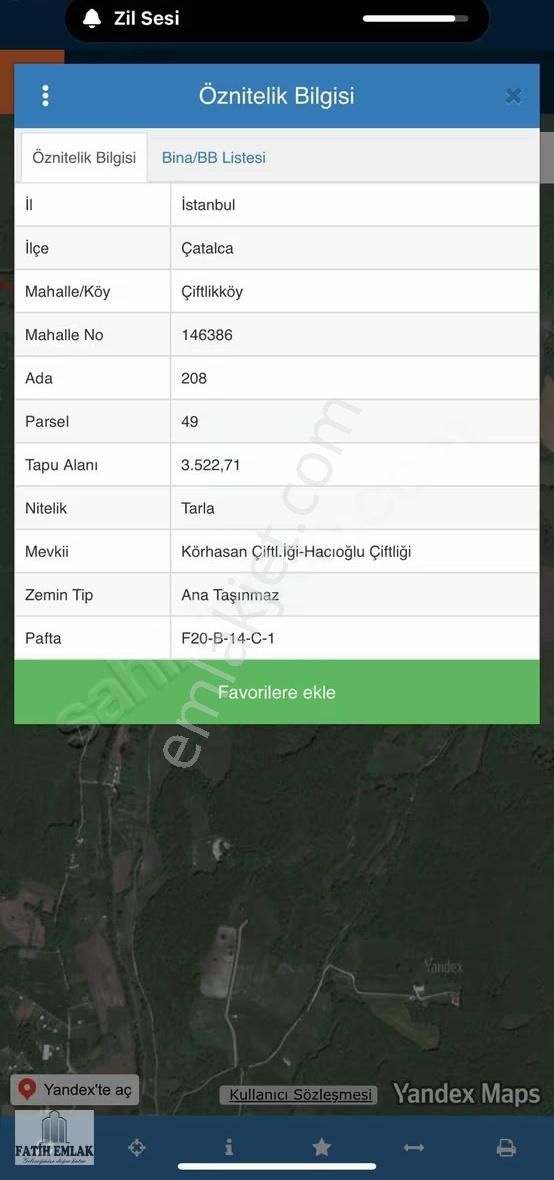Fatih Emlakdan Yola Cephe 294 Metre Süper Yer - Görsel 2