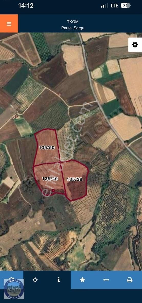 Lagina Emlak'tan Satılık 66.027 M2 Arazi