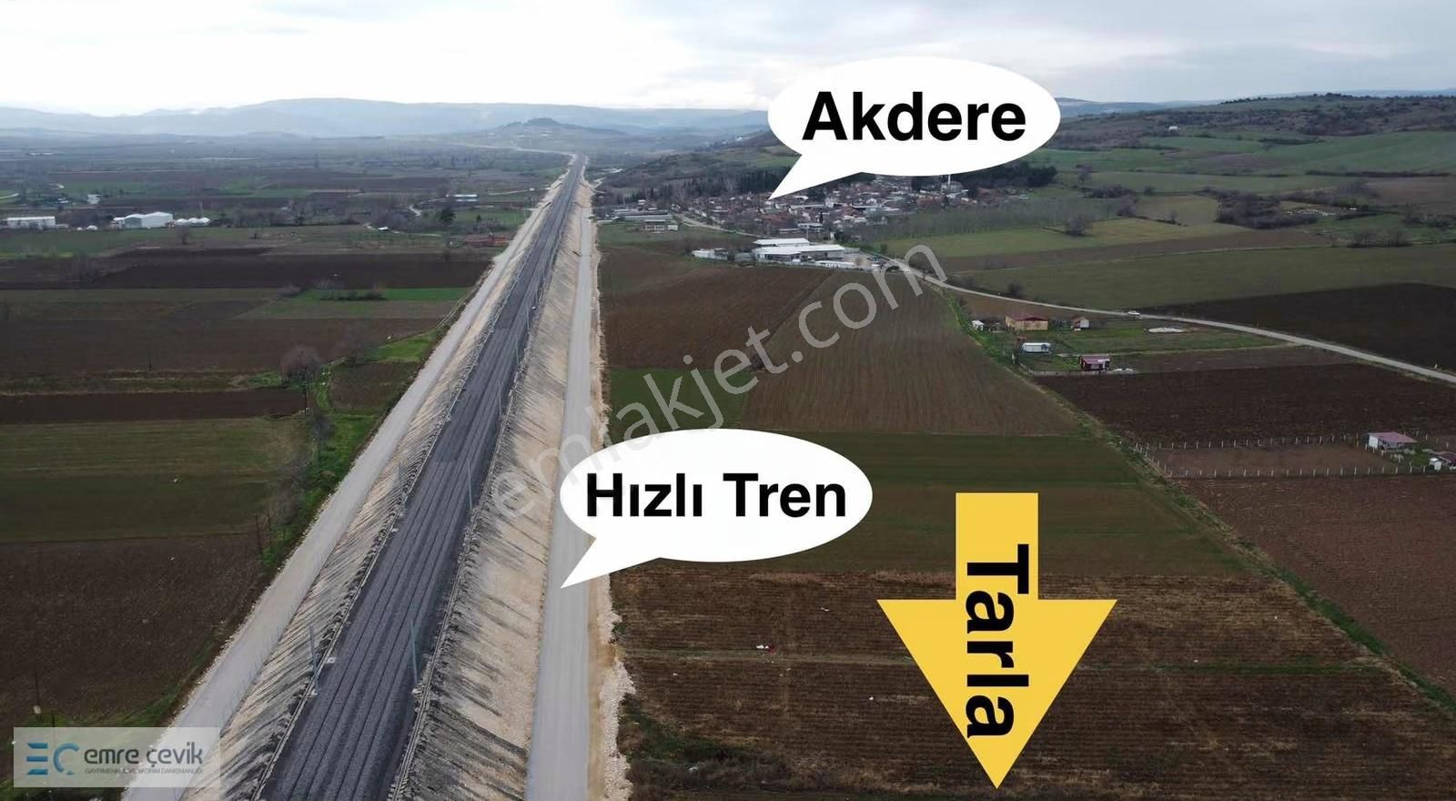 Emre Çevik'den Yenişehir Şişecam Fabrikası Yanında 2263m2 Tarla - Görsel 4