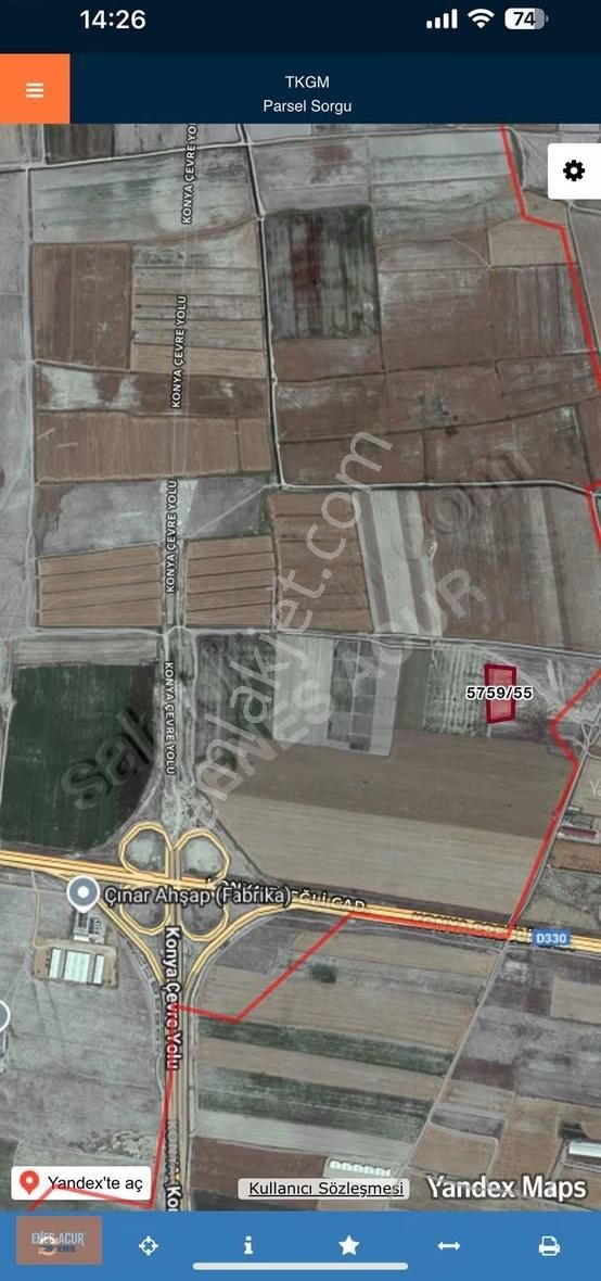 Enes Acur' Dan Tatlıcak' Da 10.074 M2 Satılık Tarla - Görsel 7