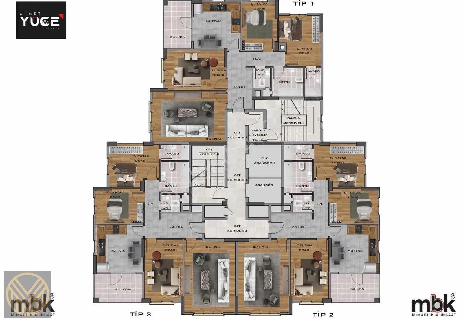 Mithatpaşa'da Ultra Lüks Sıfır Daireler - Görsel 16