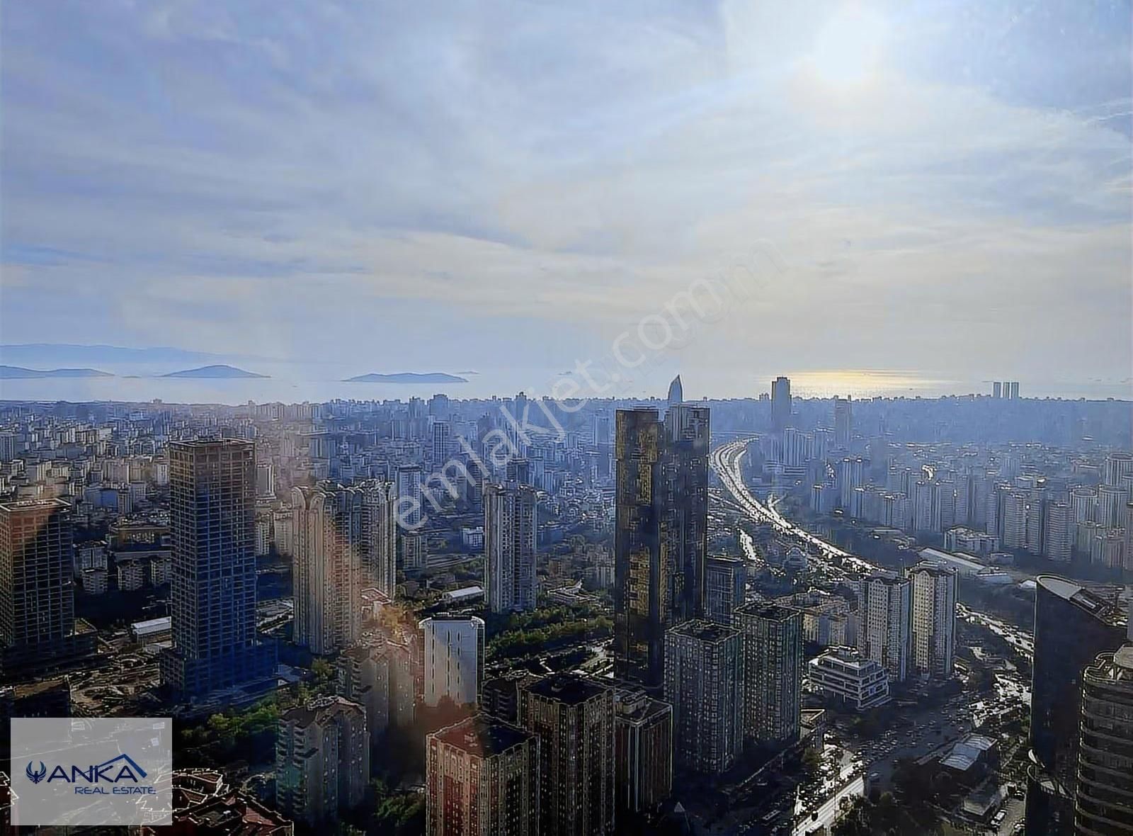 Metropol İstanbul Ataşehir Yüksek Kat Eşyalı Kiralık Residence