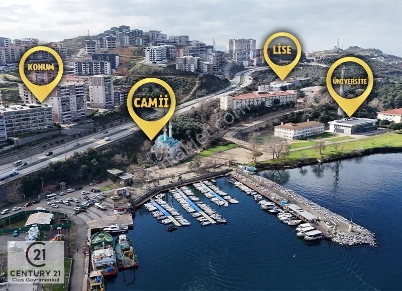 C21 Cius; Hisar'da Panoramik Deniz Manzaralı 3+1 Dubleks Daire