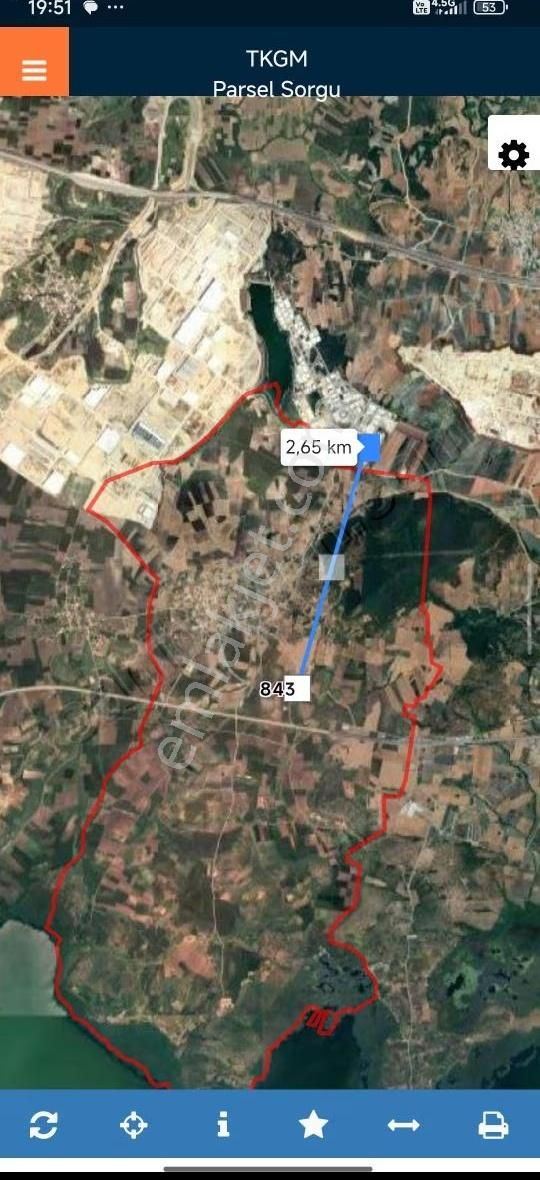 İzmir Yoluna 350 Metre Mesafede 6.000 M² - Görsel 4