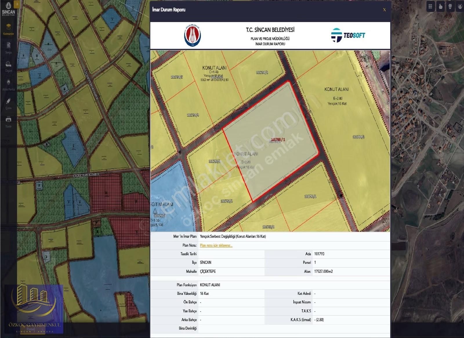 Yenipeçenek'te 16 Kat İmarlı 2.8 Emsal 180 M² Arsa Fırsatı - Görsel 4