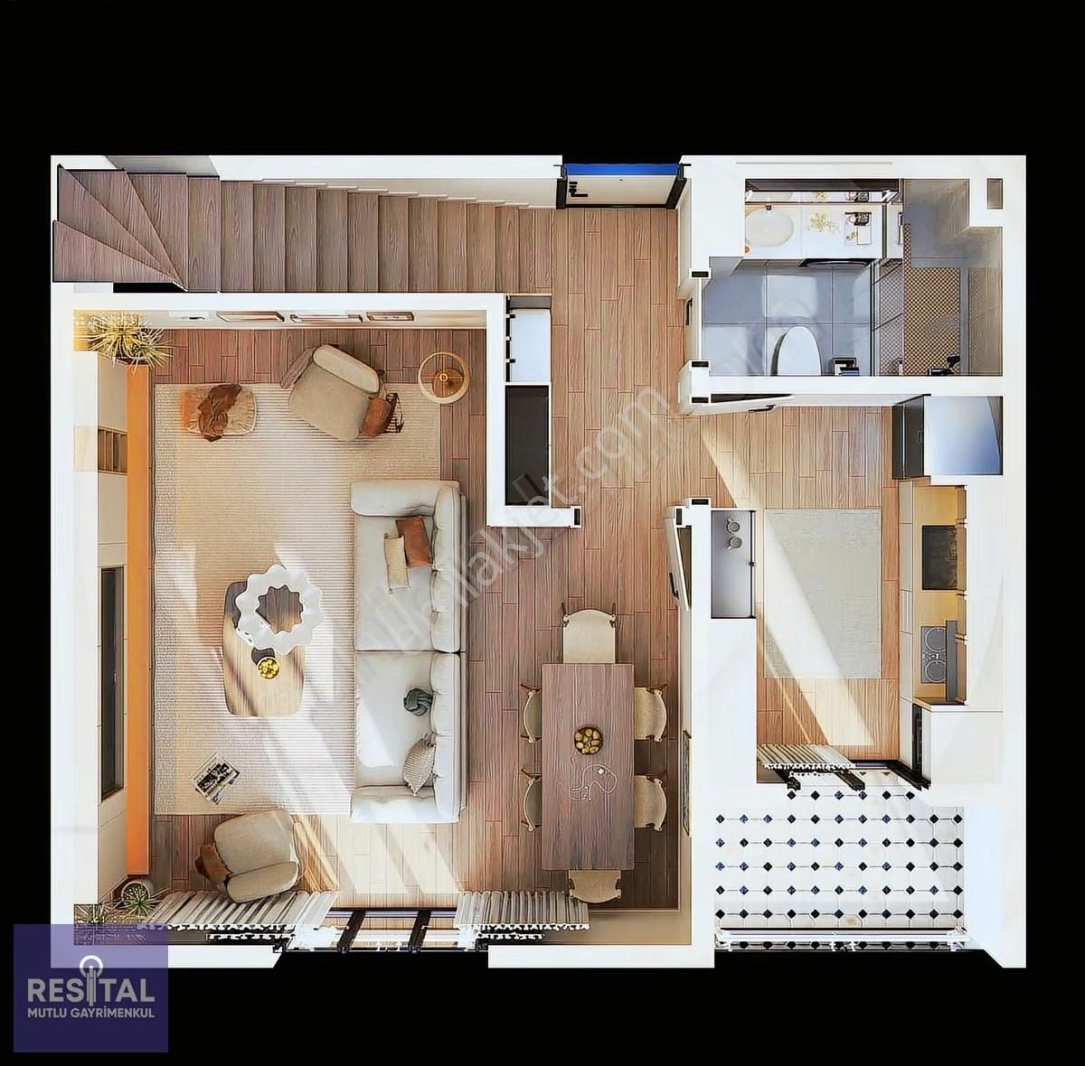 Rs Mutludan Osmangazi Gülbahçe Mh'de (emsalsiz) Fırsat Dubleks - Görsel 14