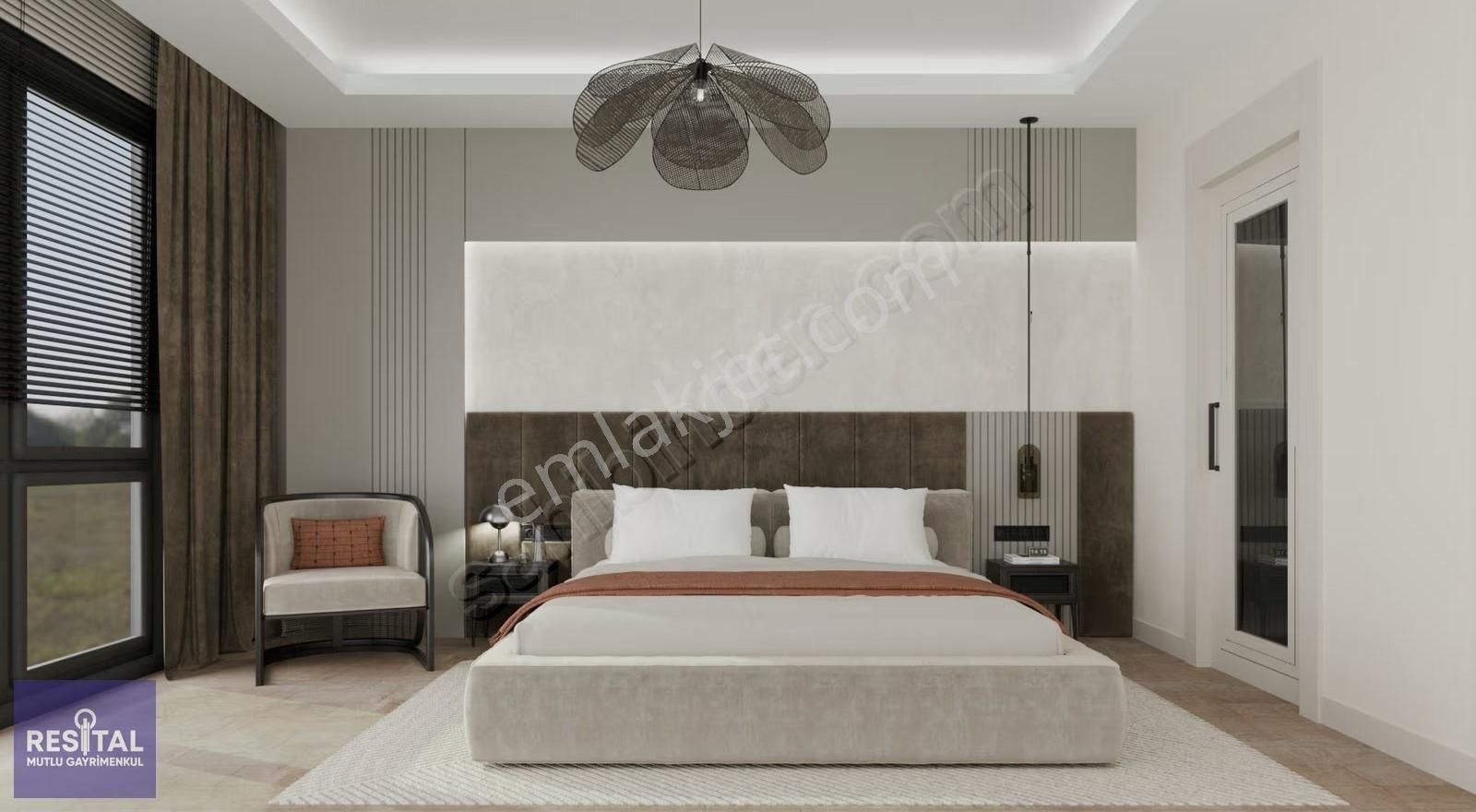 Rs Mutlu Kayapa Da 4.5+1 Satılık Geniş Bahçeli Sıfır Lüks Villa - Görsel 19