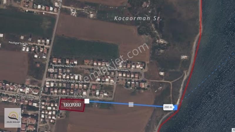 Tekirdağ Şarköy Kızılcaterzide Deniz Manzaralı Satılık Arsa Acil