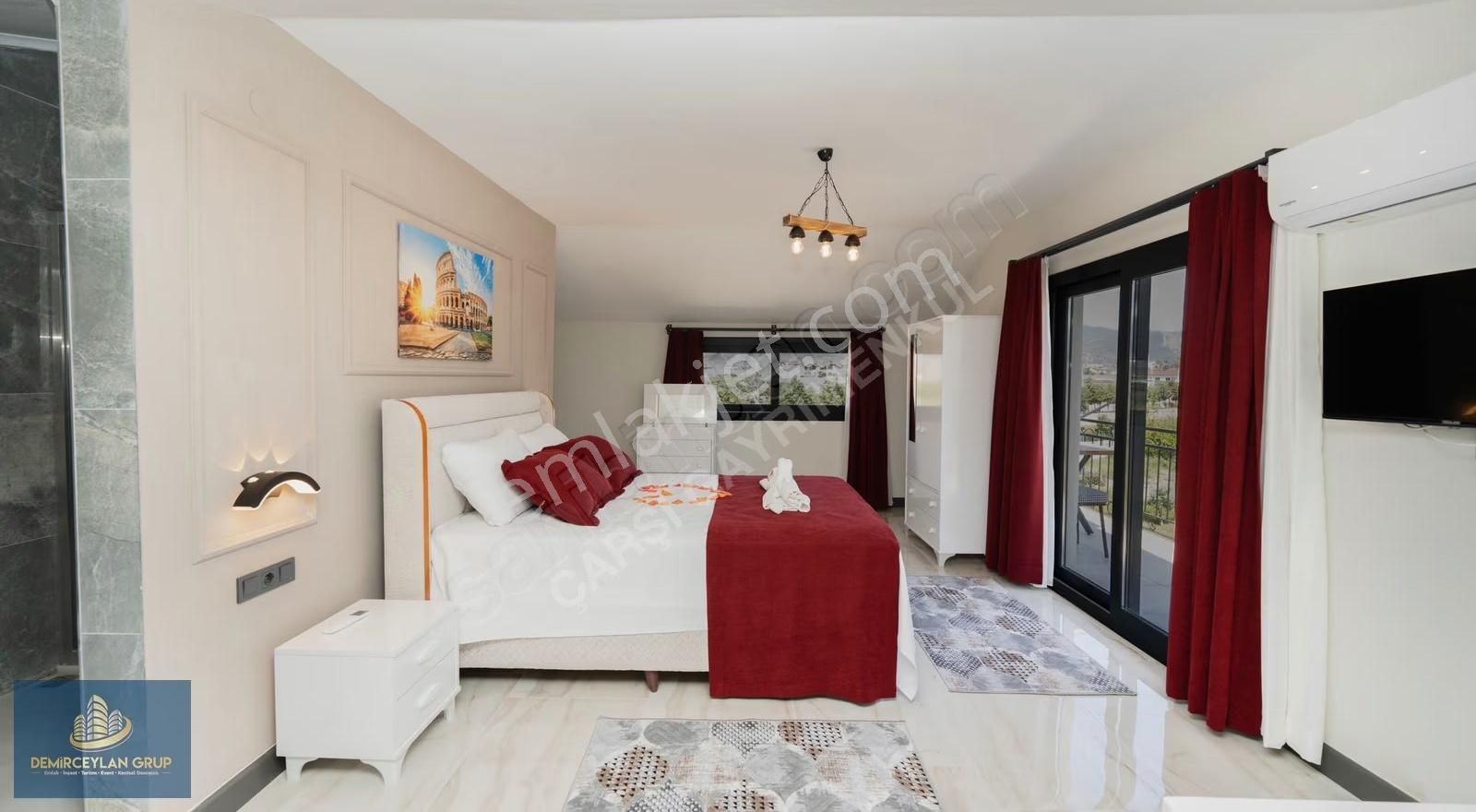 Fethiye Çalıca'da Eşyalı, Müstakil Havuzlu Villa - Görsel 16