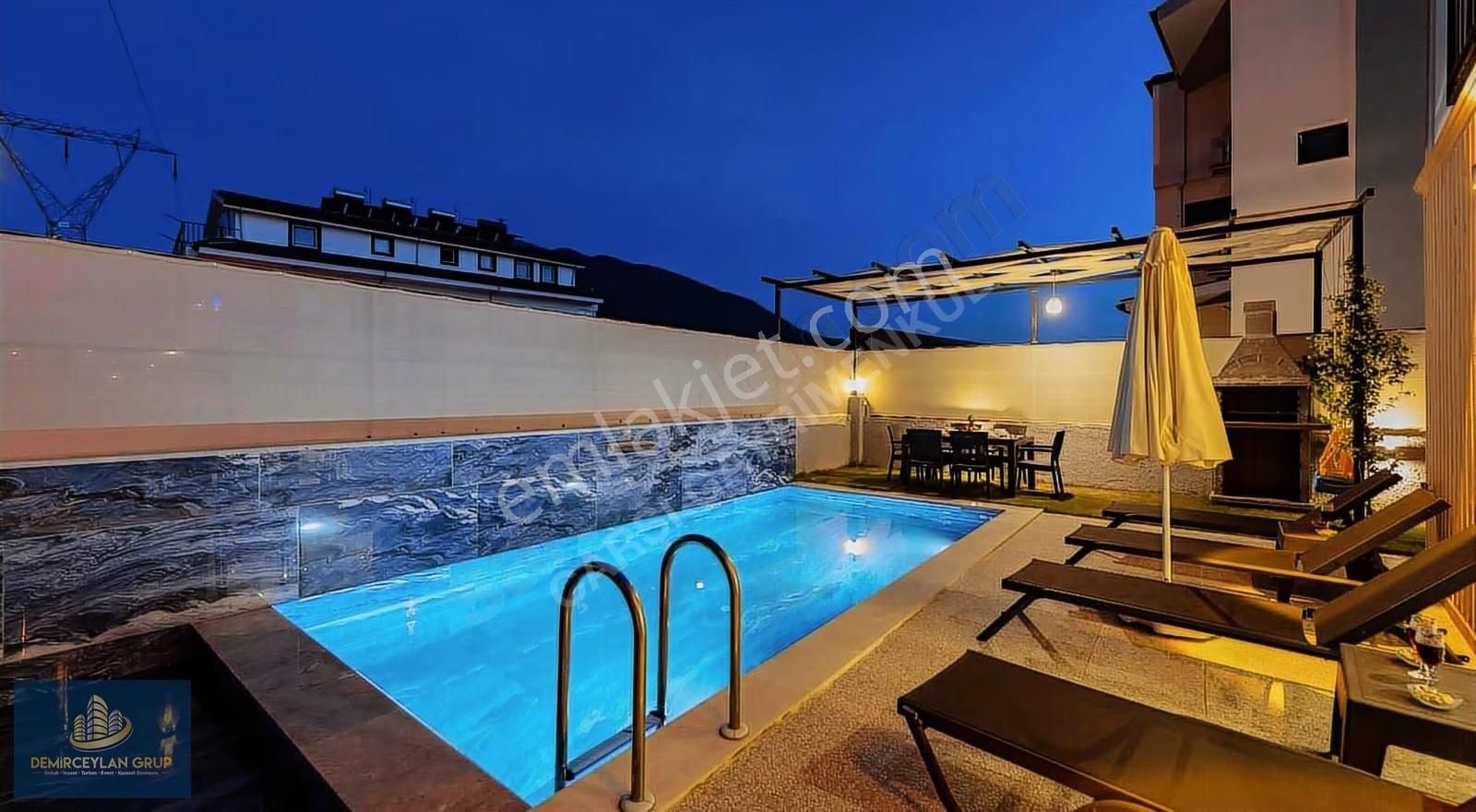 Fethiye Çalıca'da Eşyalı, Müstakil Havuzlu Villa - Görsel 24