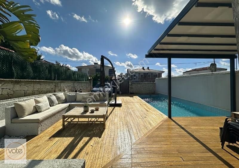 Alaçatıda Özel İskandinav Tasarımı Lüx Villa - Görsel 25