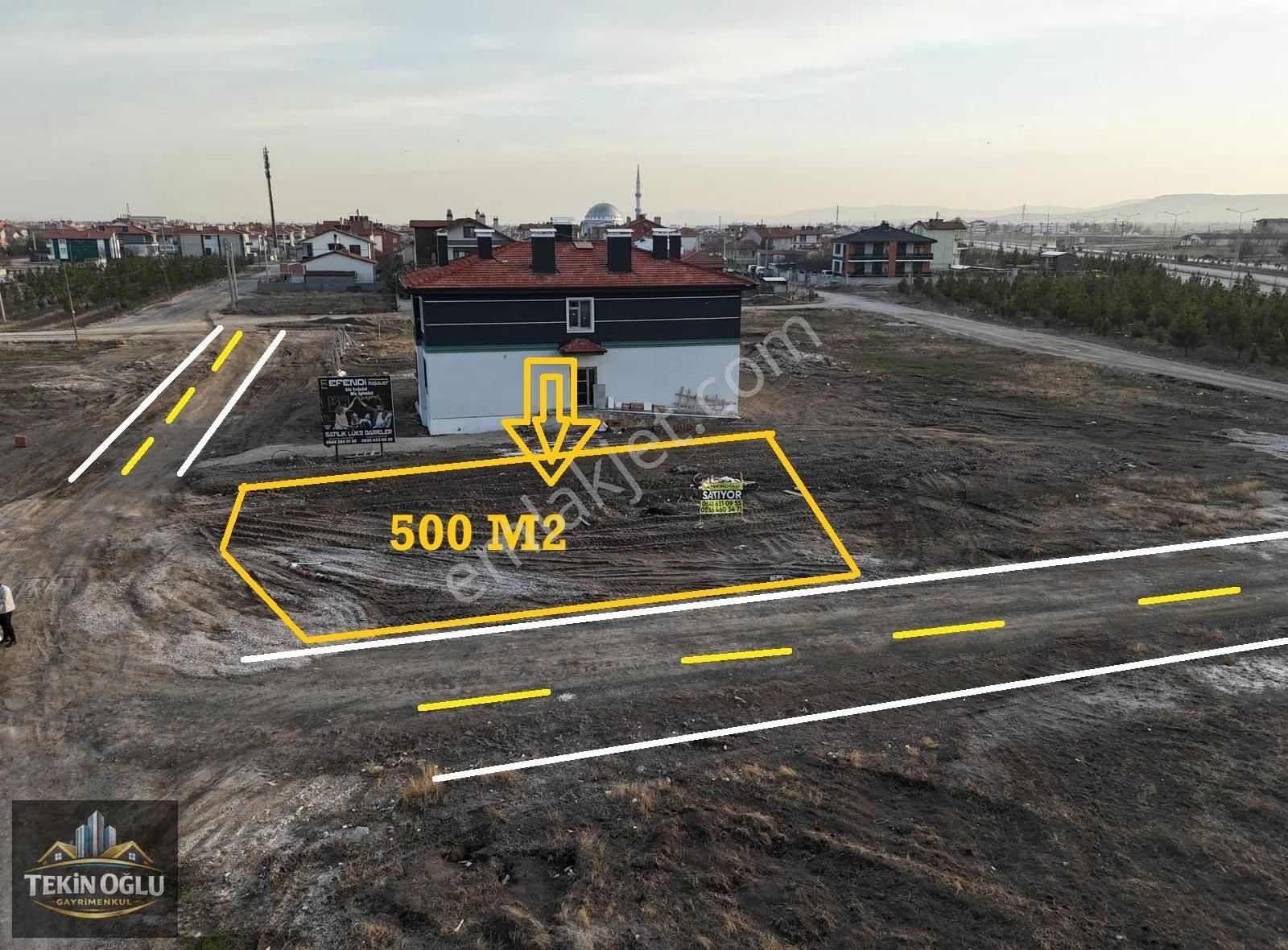 Meram Alakova 500 M² 2 Kat İmarlı Köşe Parsel Arsa