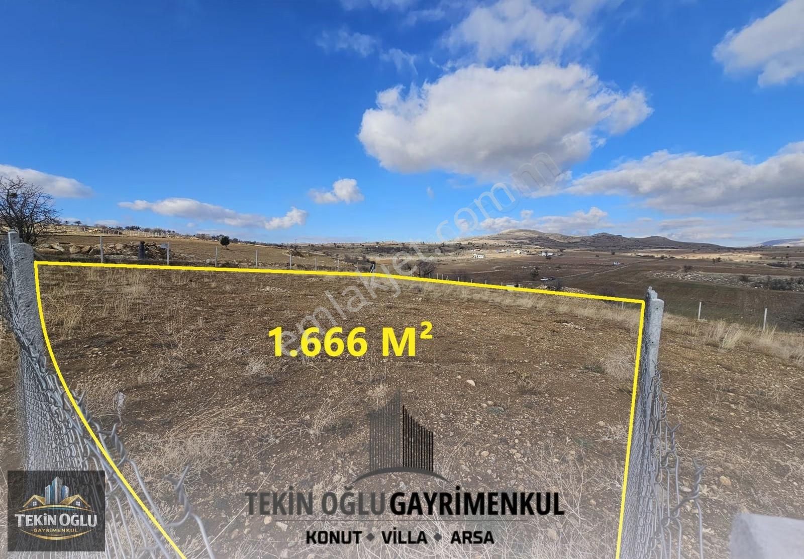 Meram Karadiğin'de Resmi Yola Sıfır Bahçelik 1.666 M²