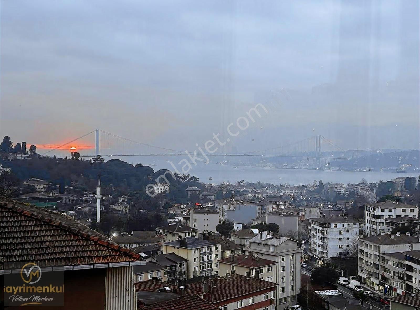 Boğaz & Köprü Manzaralı Kiralık Daire Eşsiz Gün Batımı Manzarası - Görsel 27