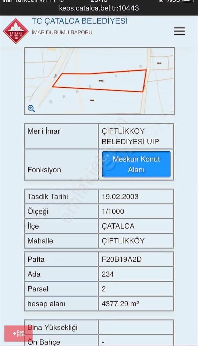 Konut İmarlı Hisseli Köy Arsası . 7 Numaralı Parsel. - Görsel 6