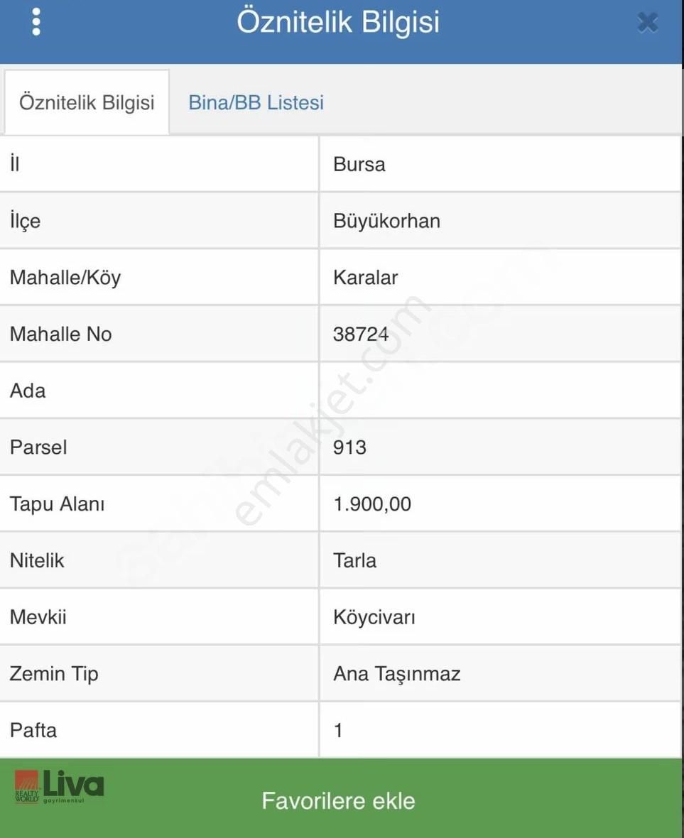 Rw Liva'dan Bursa Karalar'da Köye Yakın 1900 M² Yatırımlık Tarla - Görsel 2