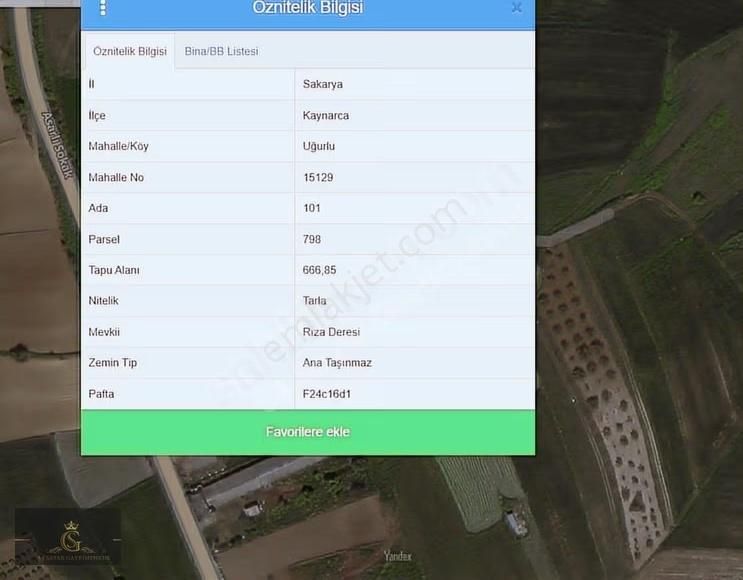 54 Sayar Gayrimenkulden Satılık 667 M2 Ve 572 M2 2 Adet Parsel - Görsel 3