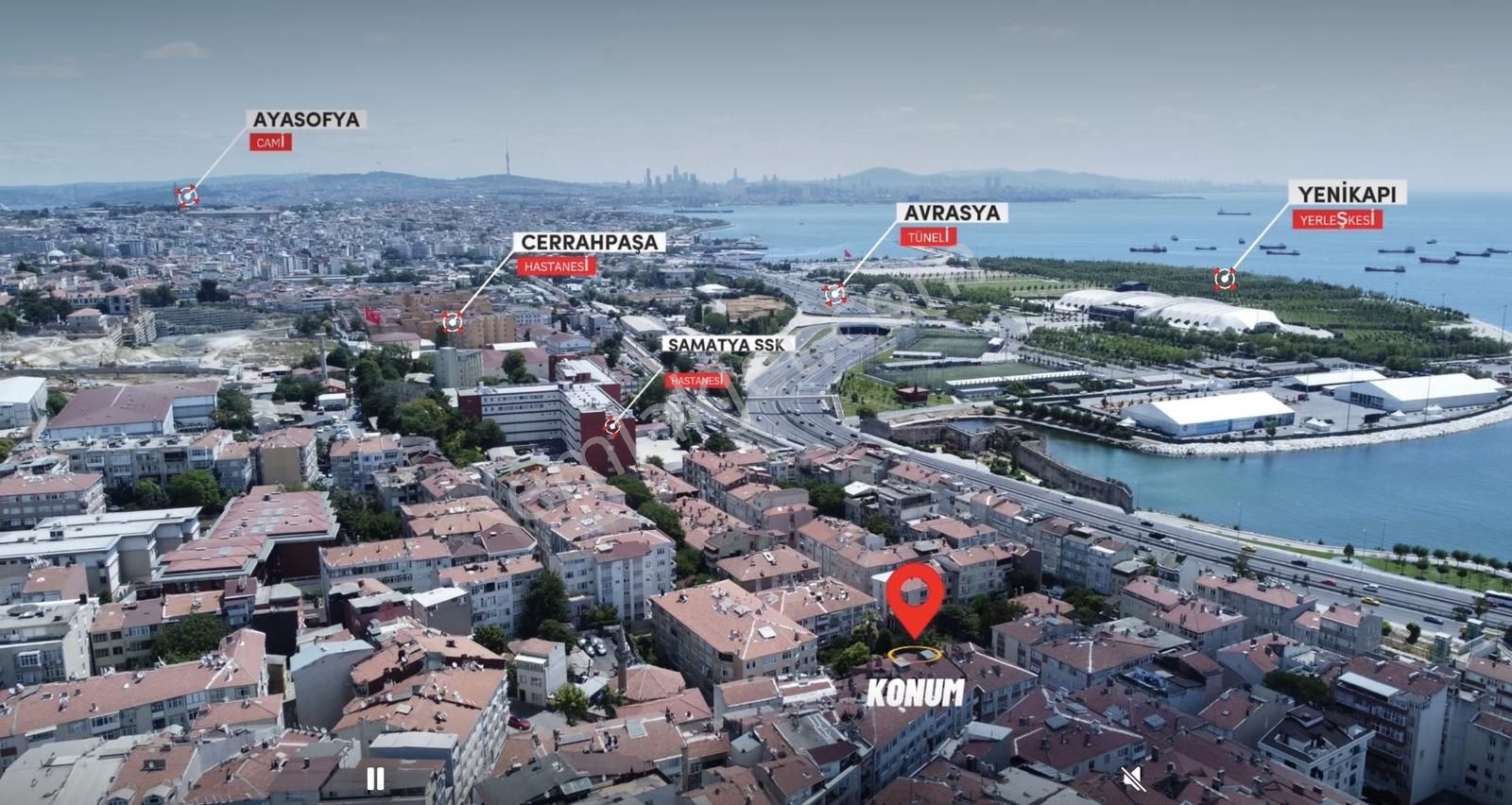 Altınemlaktan Kocamustafapaşada Deniz Manzaralı 2+1 Daire - Görsel 13