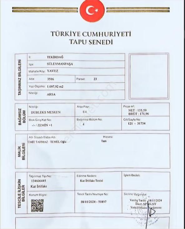 Komple Villa Sitesi Satılık Tapu Sahibi Perta Emlak Ümit Tahmaz - Görsel 4