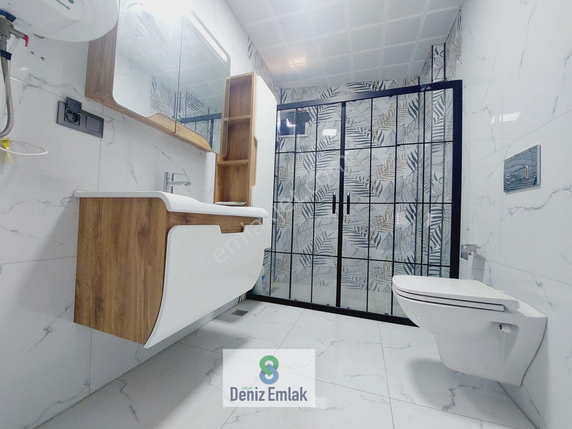 Denizden Akçayda Lüx Tasarım Geniş Verandalı Satılık 4+1 Tripleks Villa. - Görsel 28