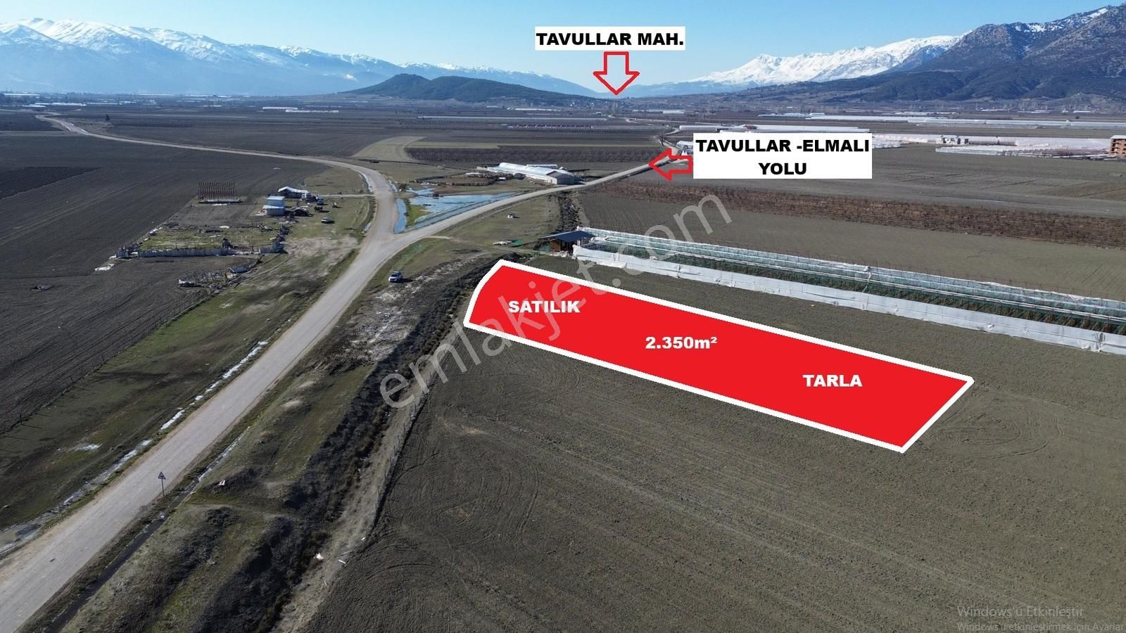 Vip Gayrimenkul'den Pirhasanlar Mah. 2.350m² Tarla - Görsel 3