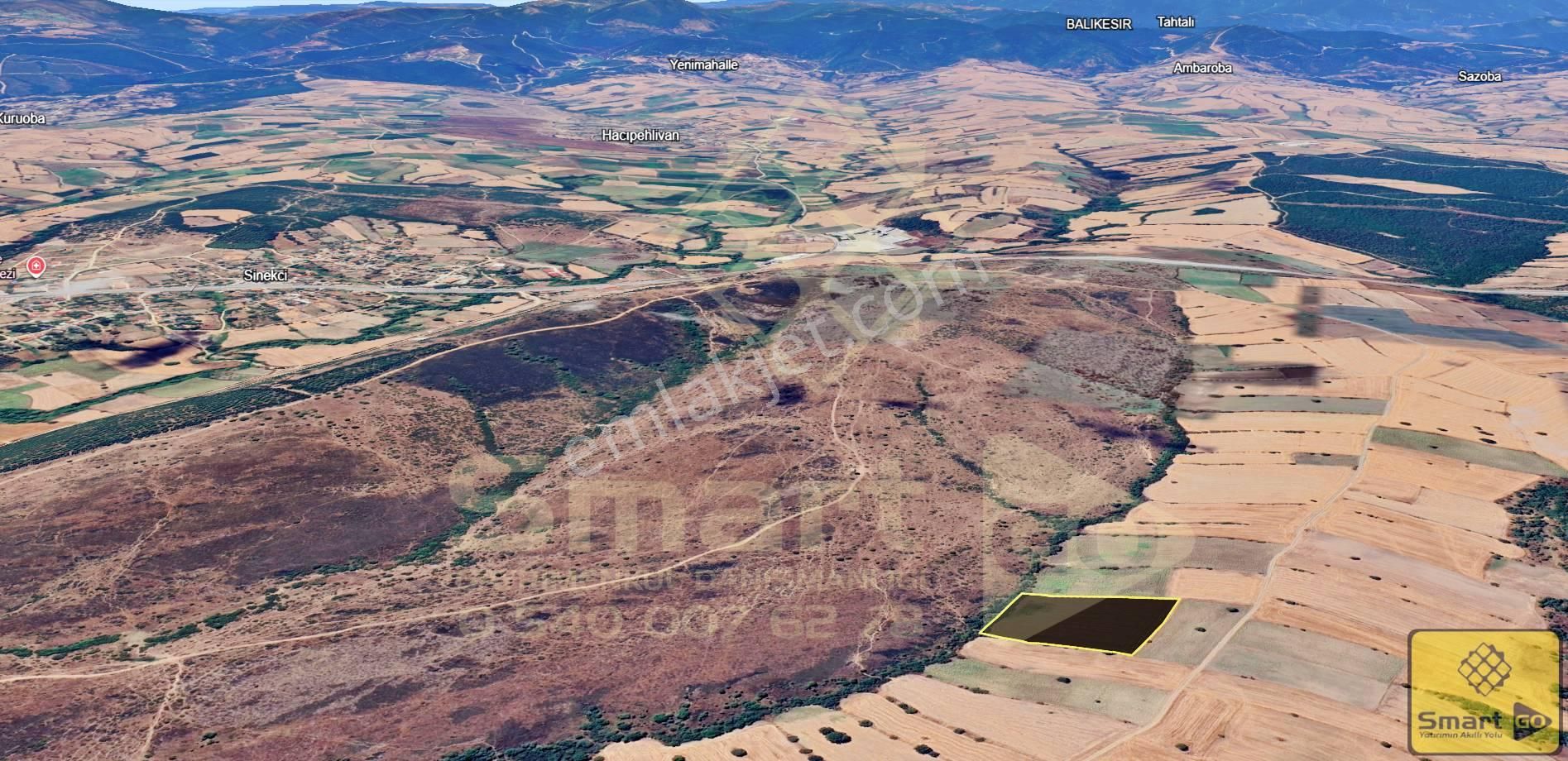 Biga Sinekçi Köyü'nde 10.500 M² Satılık Tarla - Görsel 8