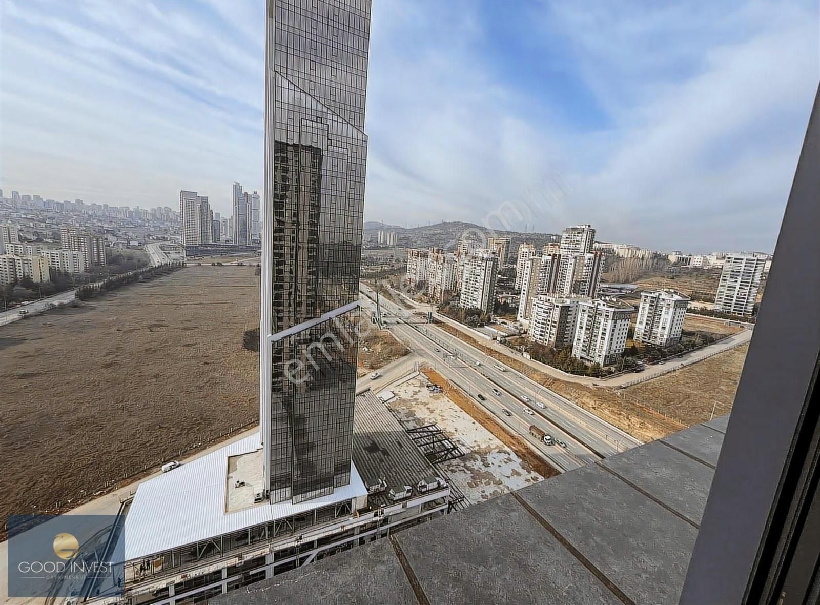 Eskişehir Yoluna Cephe 21 Kat Sisa Kule Kiralık 1+1 Boş Daire - Görsel 12