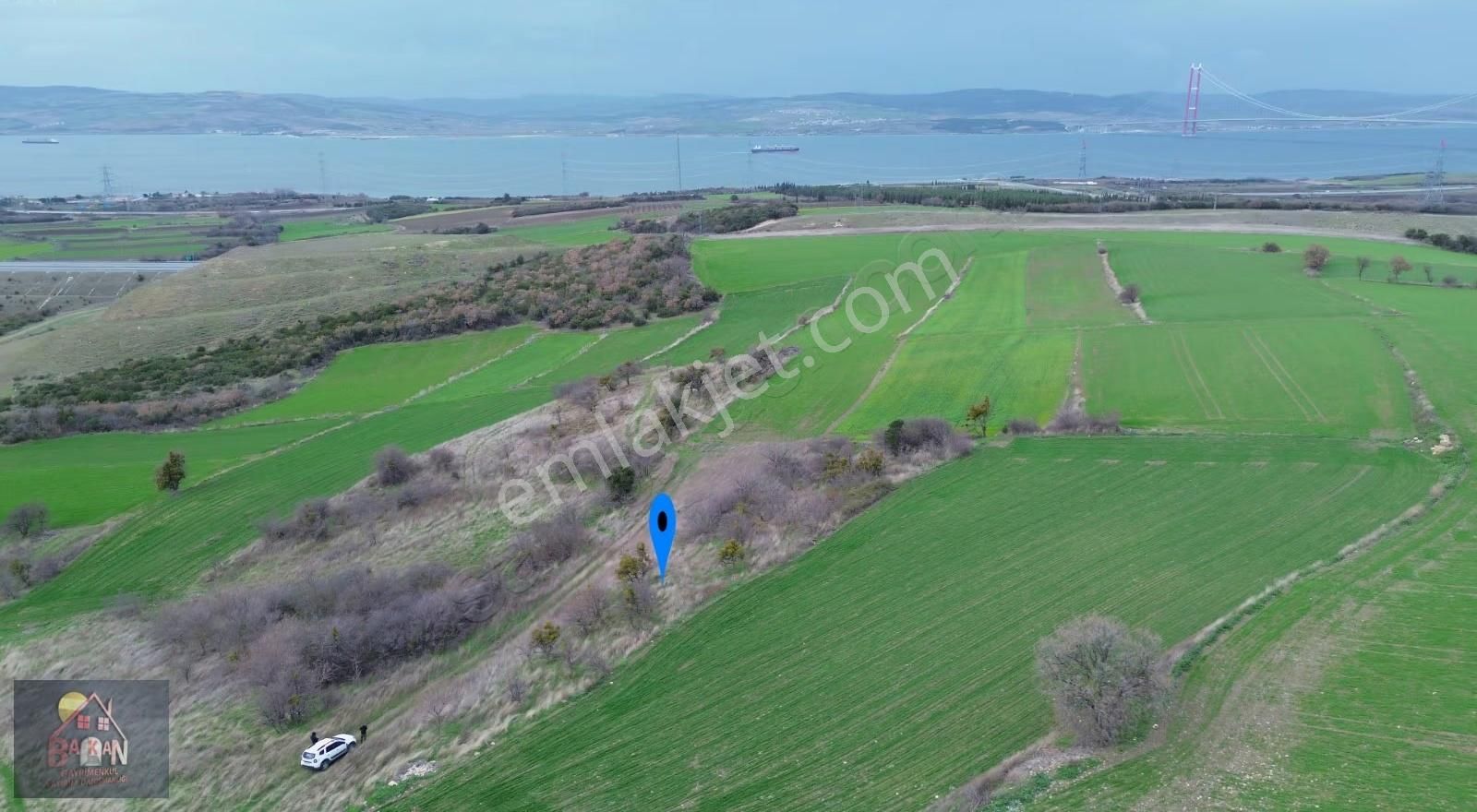 Lapseki Suluca'da Deniz Manzaralı Fırsat Tarla Satılık - Görsel 10
