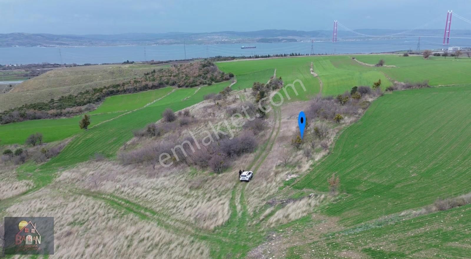 Lapseki Suluca'da Deniz Manzaralı Fırsat Tarla Satılık - Görsel 9