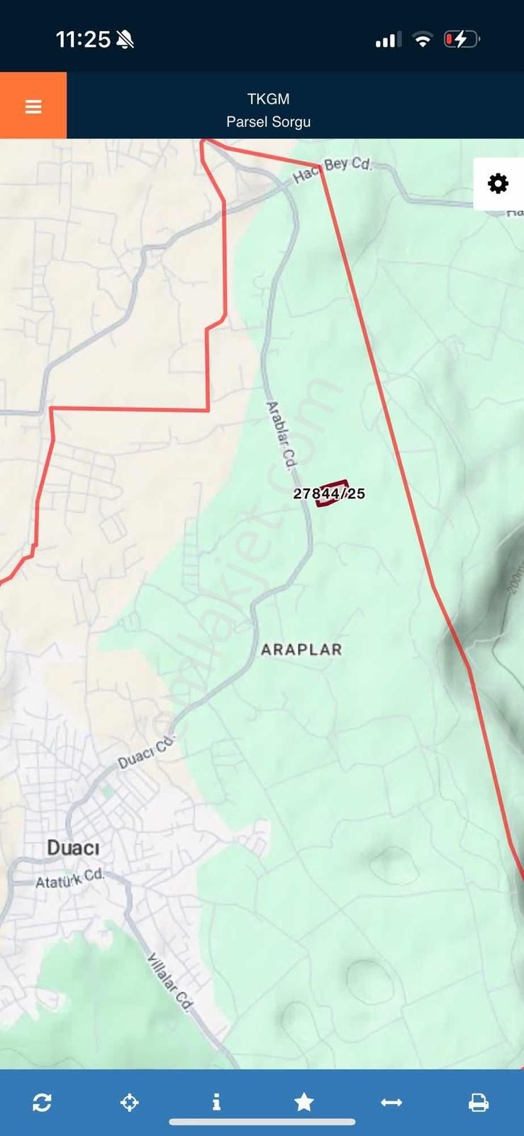 Duacı'da Yola Yakın 1615m2 Takasa Açık Satılık Tarla - Görsel 11