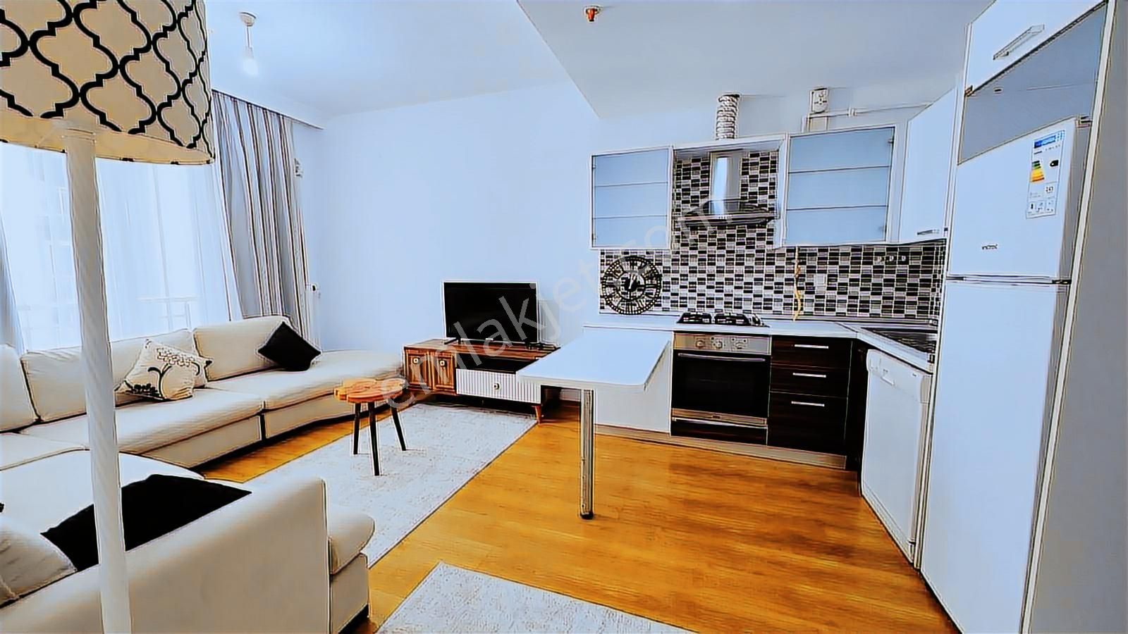 İnnovia 2'de Çarşı Blok Eşyalı Kiralık 1+1 Daire - Görsel 5