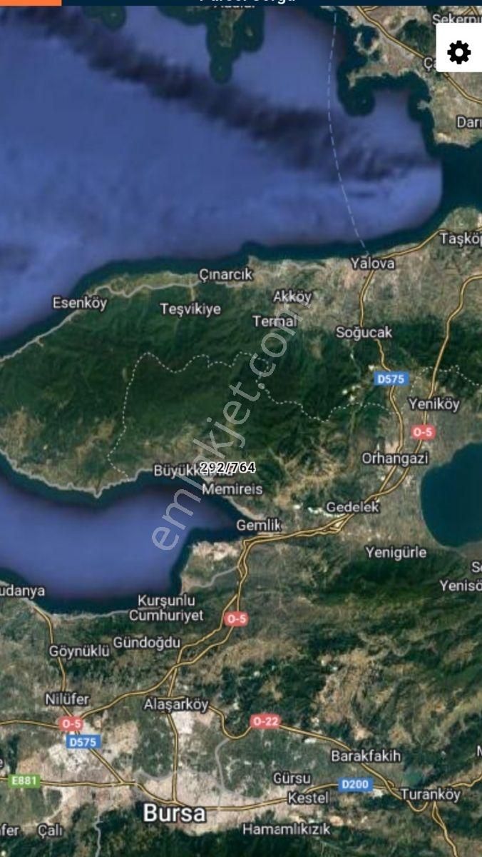 Bursa Gemlik Küçükkumla Yatırımlık Manzaralı Hobi Ve Bağevi Arsa - Görsel 4