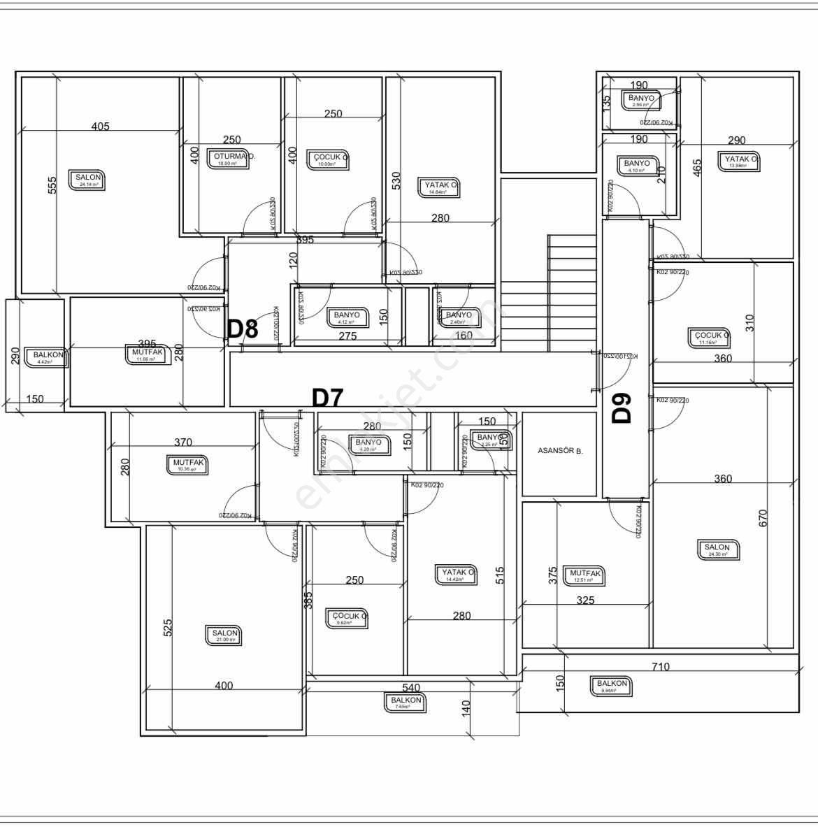 Serdivan Bahçelievler Lüks Proje 2+1 Son Daire - Görsel 16