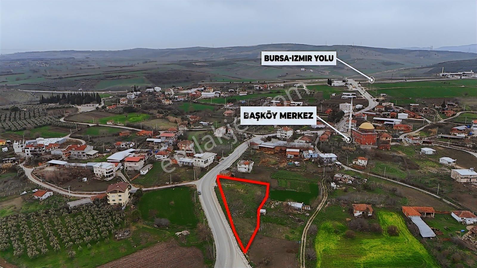 Bursa Nilüfer Başköy'de İmarlı Arsa