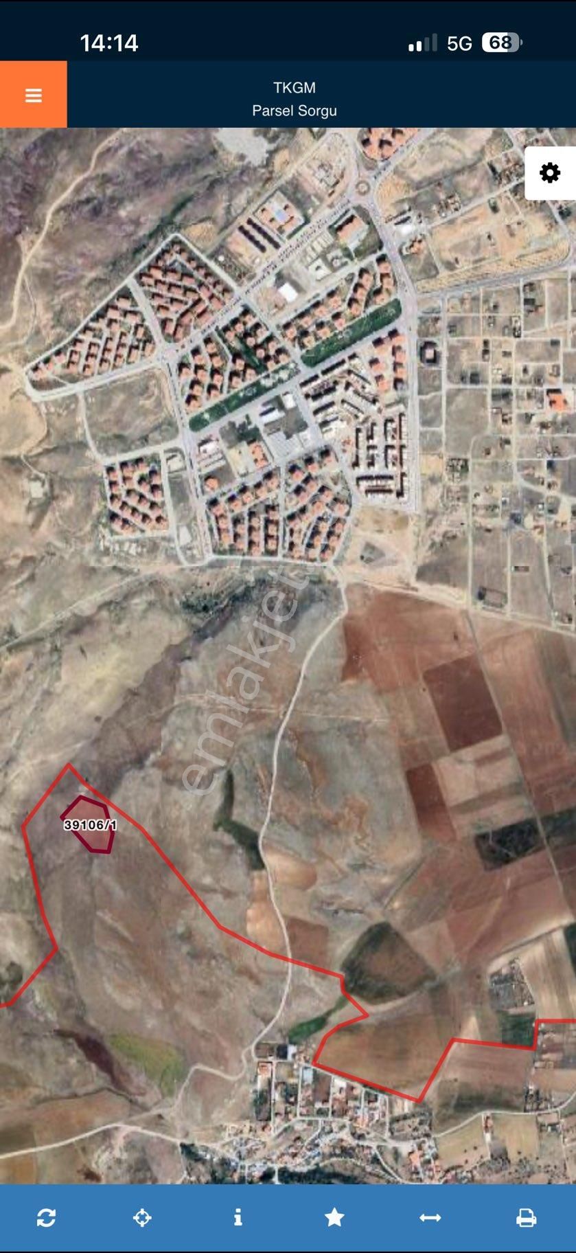 Satılık Arazi Toki Üstü