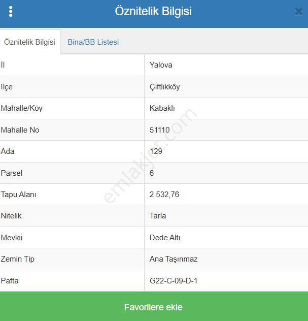 Yalova Çiftlikköy Kabaklı Köyünde 2.532 M² Tarla Satılıktır - Görsel 8