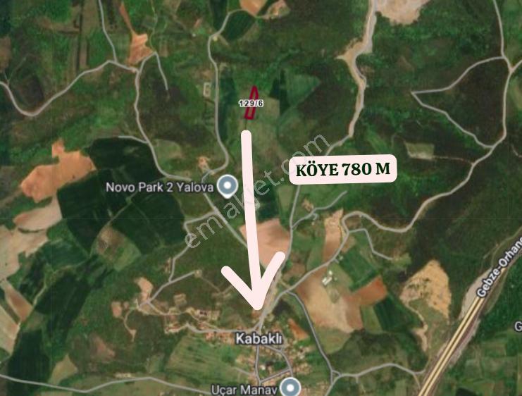 Yalova Çiftlikköy Kabaklı Köyünde 2.532 M² Tarla Satılıktır - Görsel 5