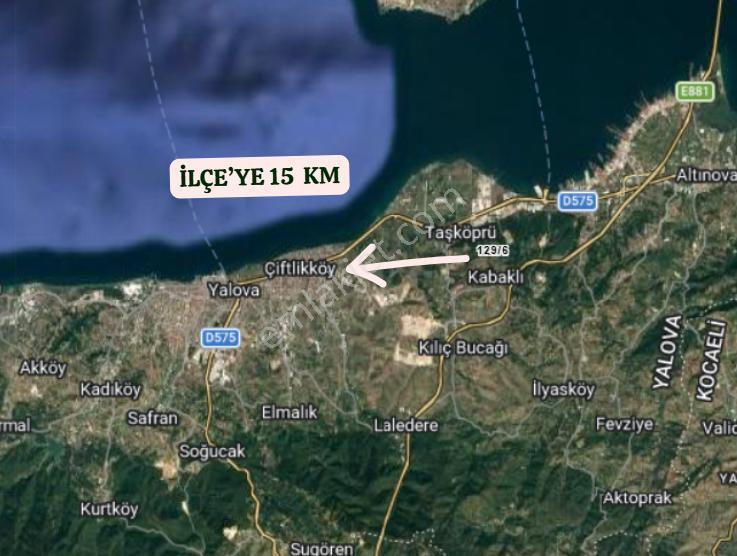 Yalova Çiftlikköy Kabaklı Köyünde 2.532 M² Tarla Satılıktır - Görsel 6