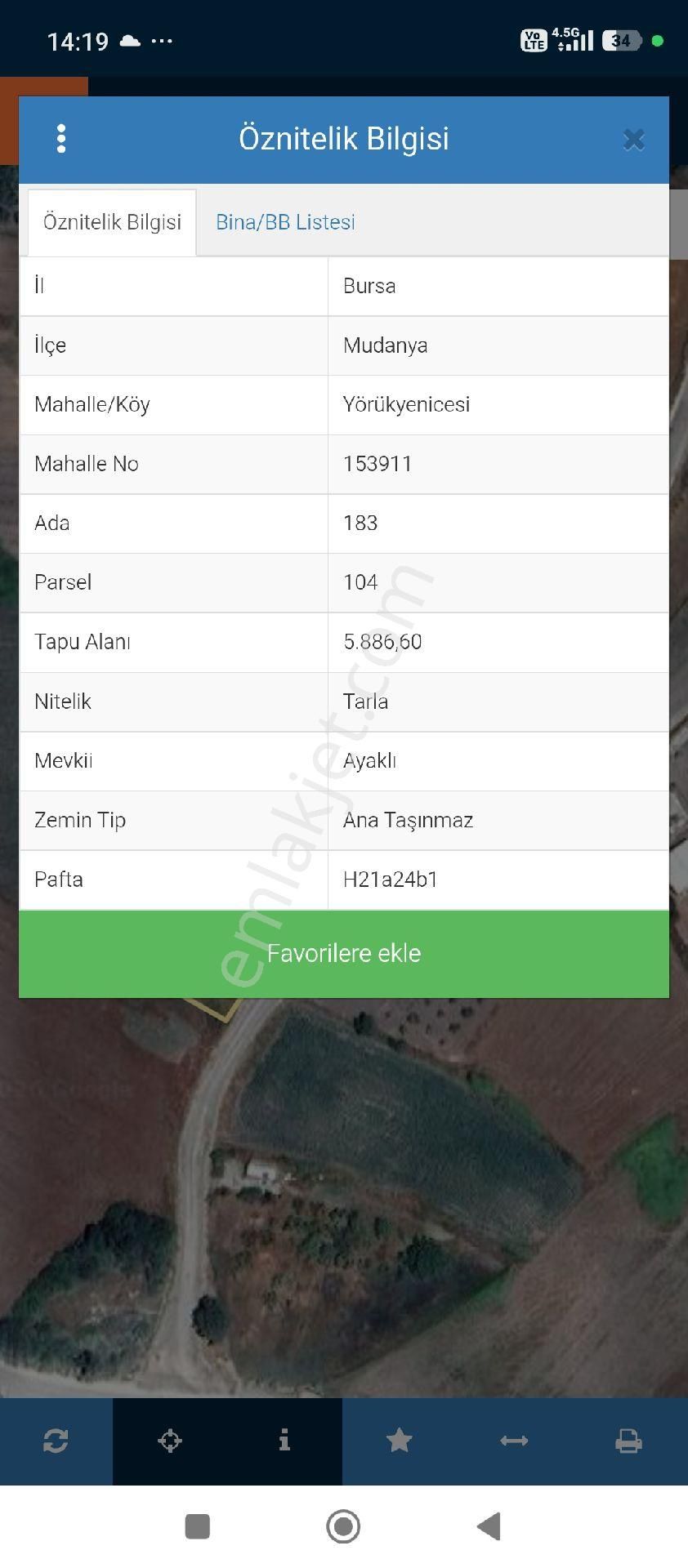 Yörükyenicesi Mahallesi Satılık 5.886 Mt2 Tarla - Görsel 10