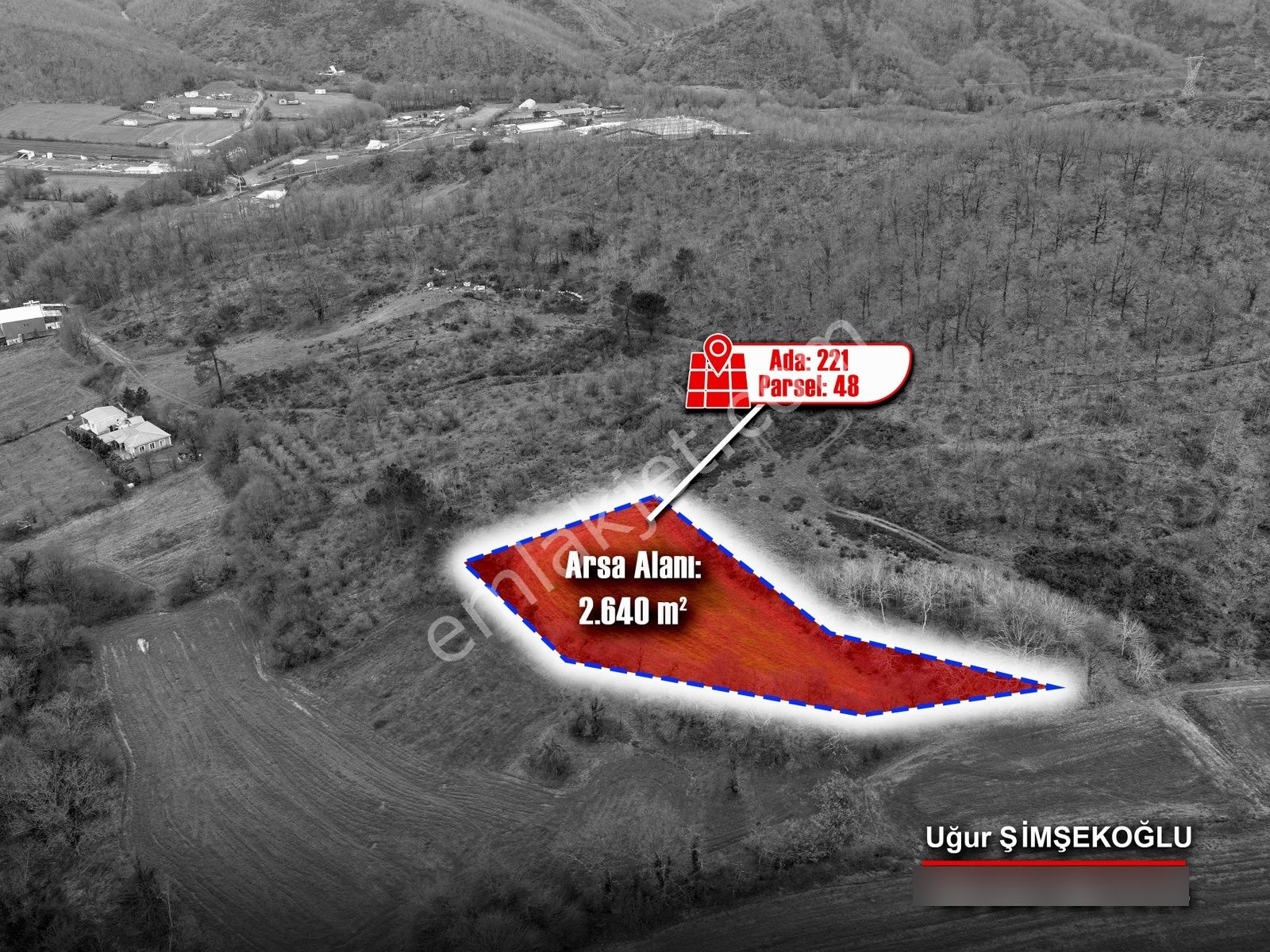 Tbc Gayrimenkul Gebze Mudarlı'da 2.640 M² Satılık Tarla Tek Tapu - Görsel 3