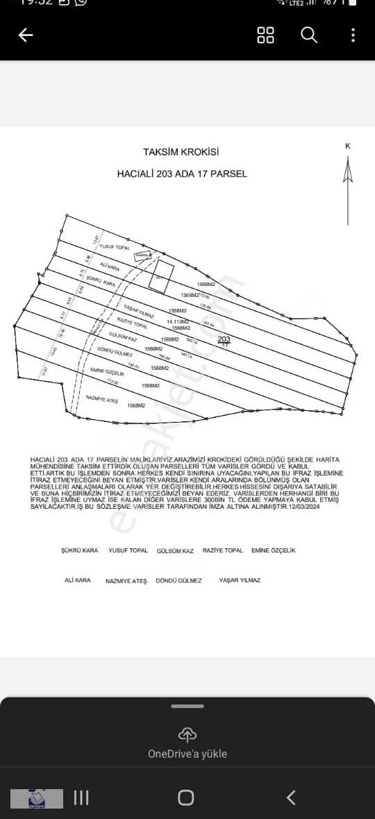 Hacı Ali De 1568 M2 Köy İçinde Tarla - Görsel 2