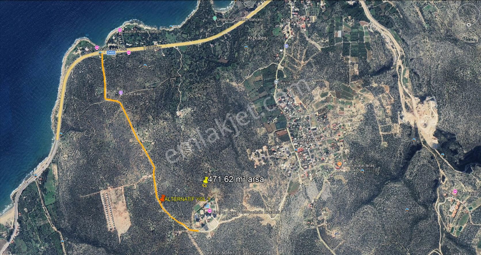 Kızkalesi Girişinde 471,62m² Satılık Arsa – Ana Yola Yakın, Yüksek Yatırım Potansiyeli - Görsel 5
